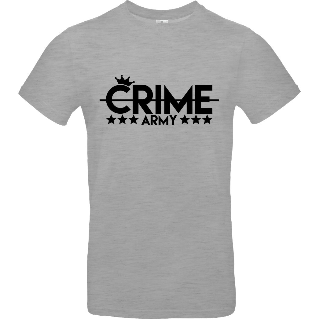 Sandro Crime SandroCrime - Crime Army T-Shirt B&C EXACT 190 - heather grey