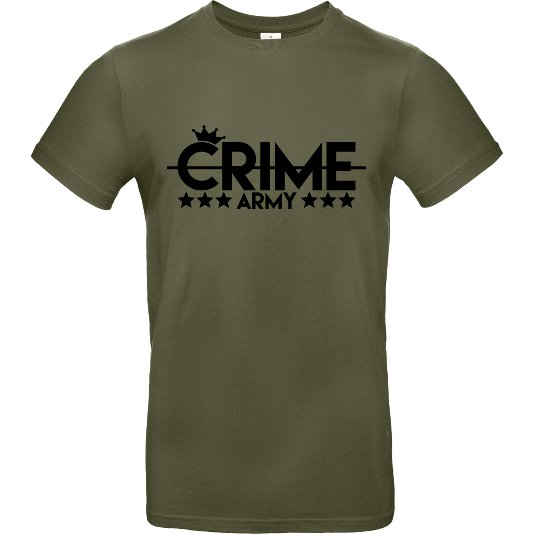 Sandro Crime SandroCrime - Crime Army T-Shirt B&C EXACT 190 - Khaki