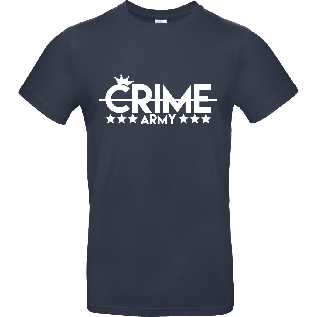 Sandro Crime SandroCrime - Crime Army T-Shirt B&C EXACT 190 - Navy