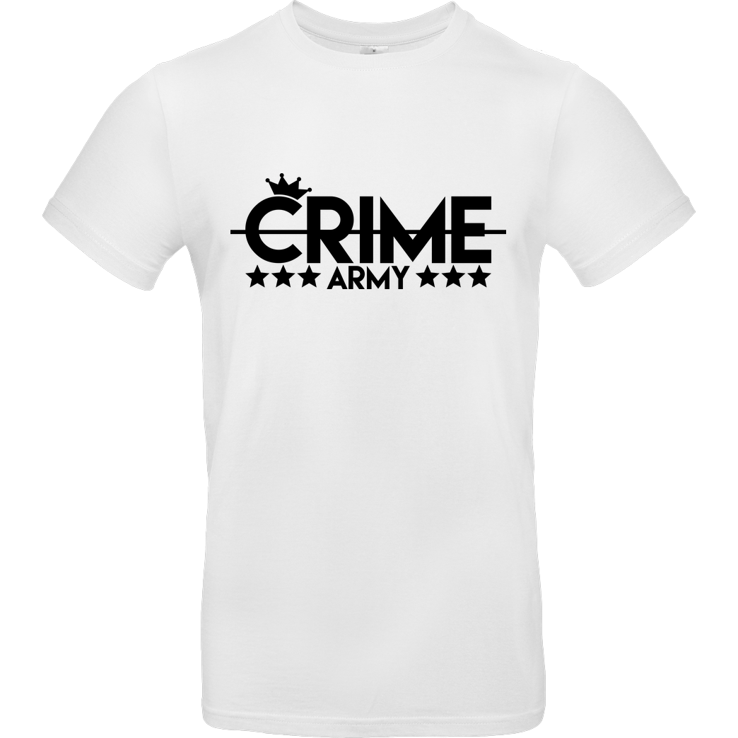 Sandro Crime SandroCrime - Crime Army T-Shirt B&C EXACT 190 - Weiß
