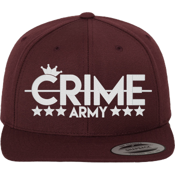 SandroCrime - Crime Army Cap Cap bordeaux