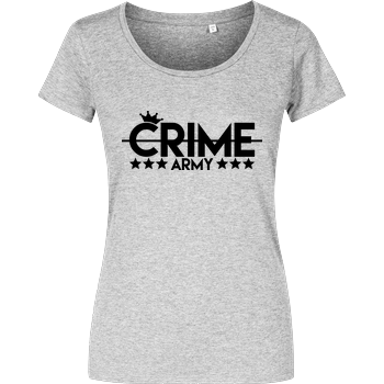SandroCrime - Crime Army Damenshirt heather grey