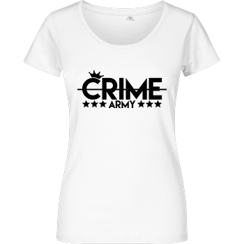 SandroCrime - Crime Army Damenshirt weiss