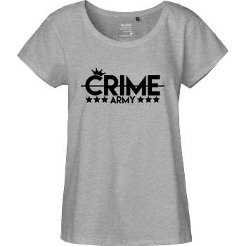 SandroCrime - Crime Army Fairtrade Loose Fit Girlie - heather grey