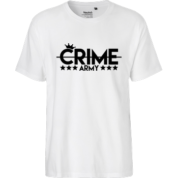 SandroCrime - Crime Army Fairtrade T-Shirt - weiß