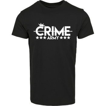 SandroCrime - Crime Army Hausmarke T-Shirt  - Schwarz