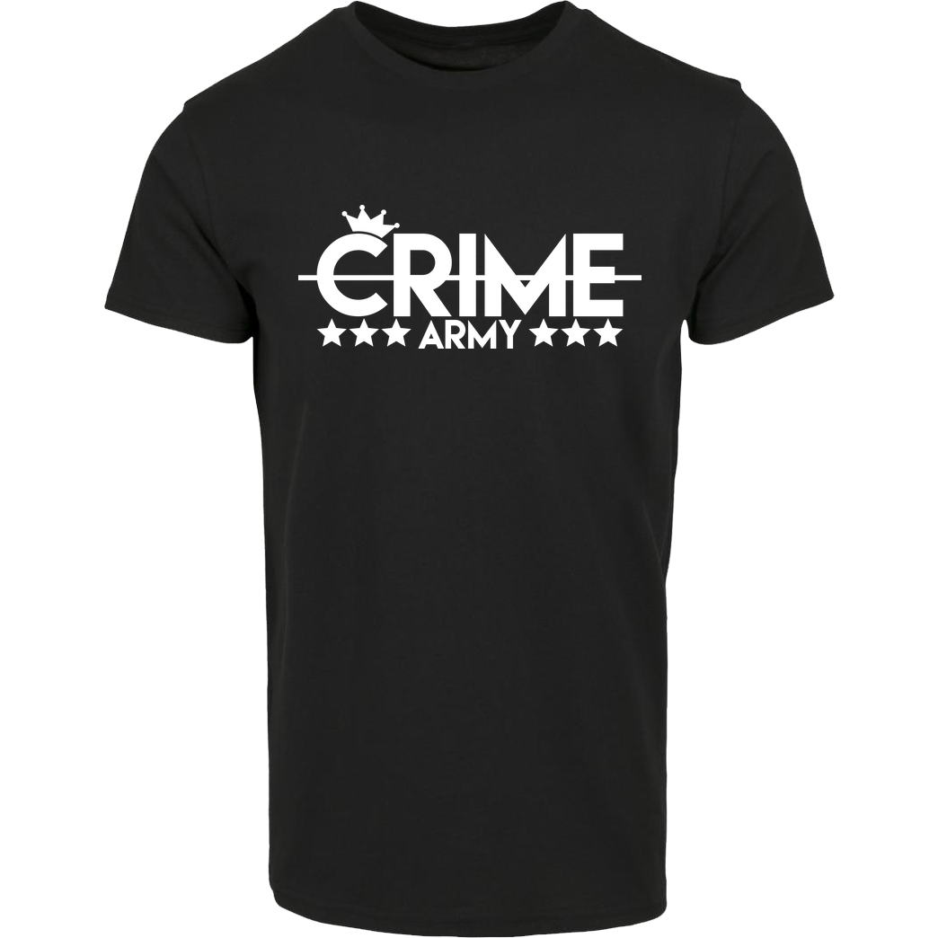 Sandro Crime SandroCrime - Crime Army T-Shirt Hausmarke T-Shirt  - Schwarz