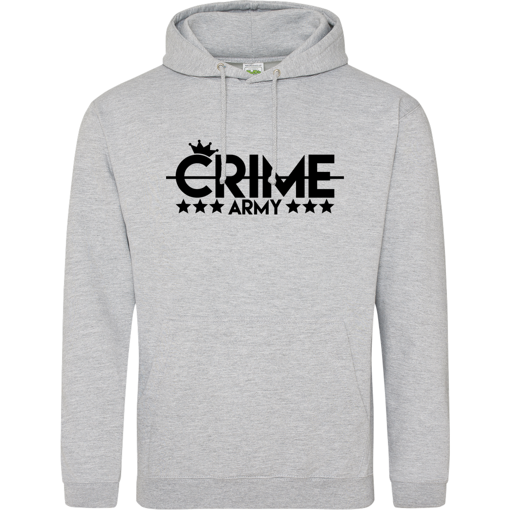 Sandro Crime SandroCrime - Crime Army Sweatshirt JH Hoodie - Heather Grey
