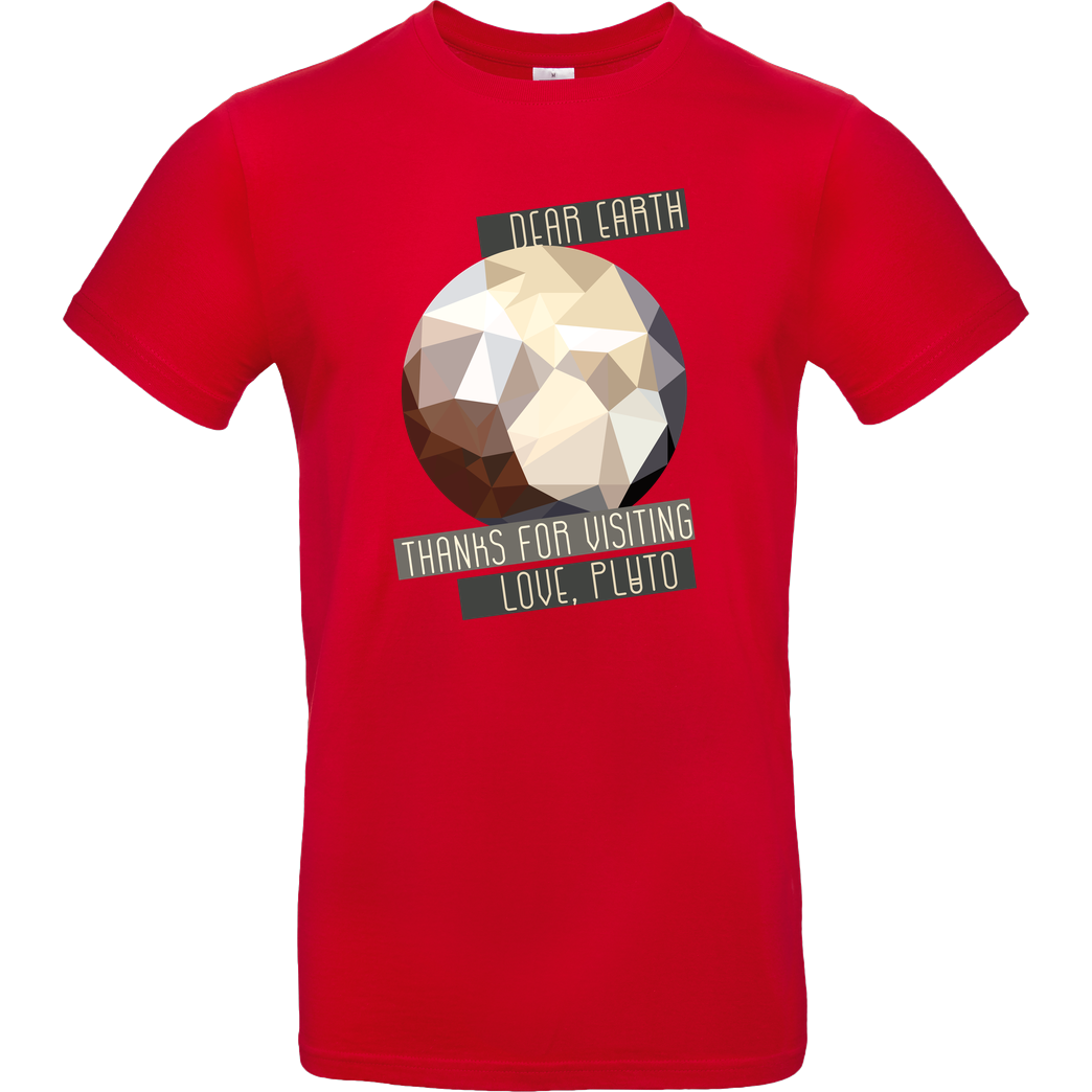 scallysche Scallysche - Pluto T-Shirt B&C EXACT 190 - Rot