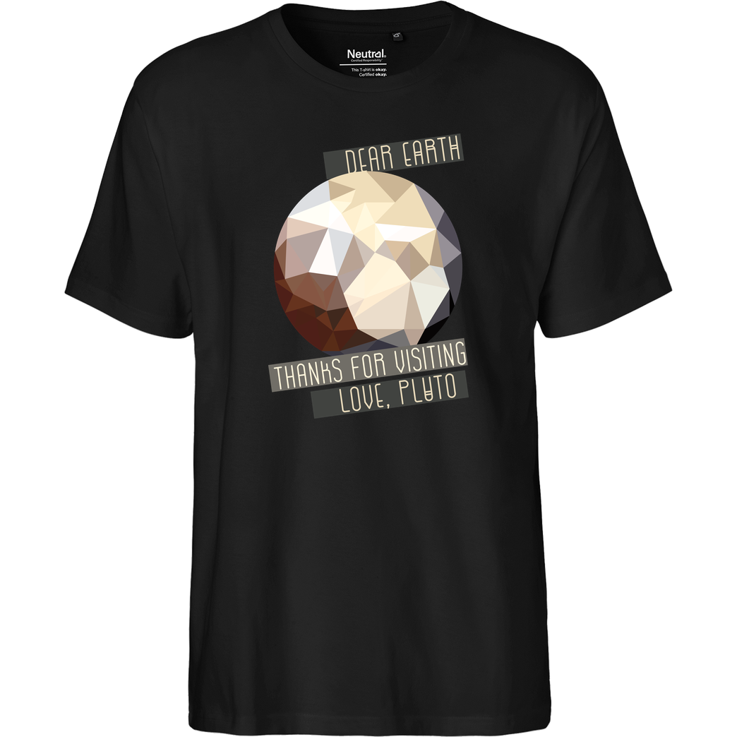 scallysche Scallysche - Pluto T-Shirt Fairtrade T-Shirt - schwarz