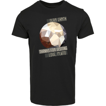 Scallysche - Pluto Hausmarke T-Shirt  - Schwarz