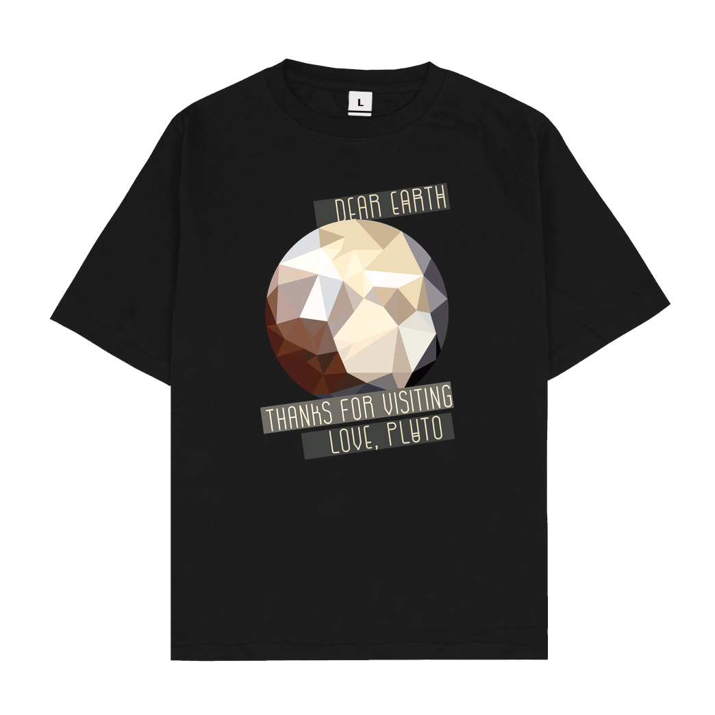 scallysche Scallysche - Pluto T-Shirt Oversize T-Shirt - Schwarz