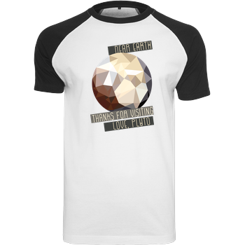 Scallysche - Pluto Raglan-Shirt weiß