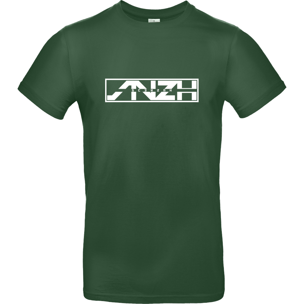Scenzah Scenzah - Logo T-Shirt B&C EXACT 190 - Flaschengrün