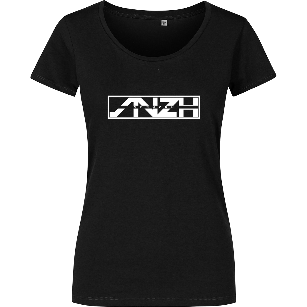 Scenzah Scenzah - Logo T-Shirt Damenshirt schwarz