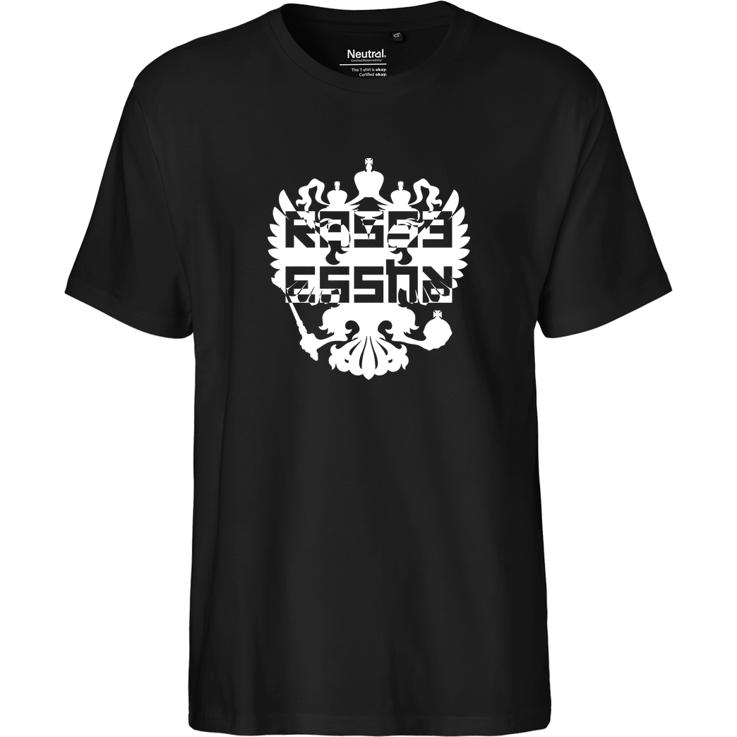 Scenzah Scenzah - Rasse Russe T-Shirt Fairtrade T-Shirt - schwarz