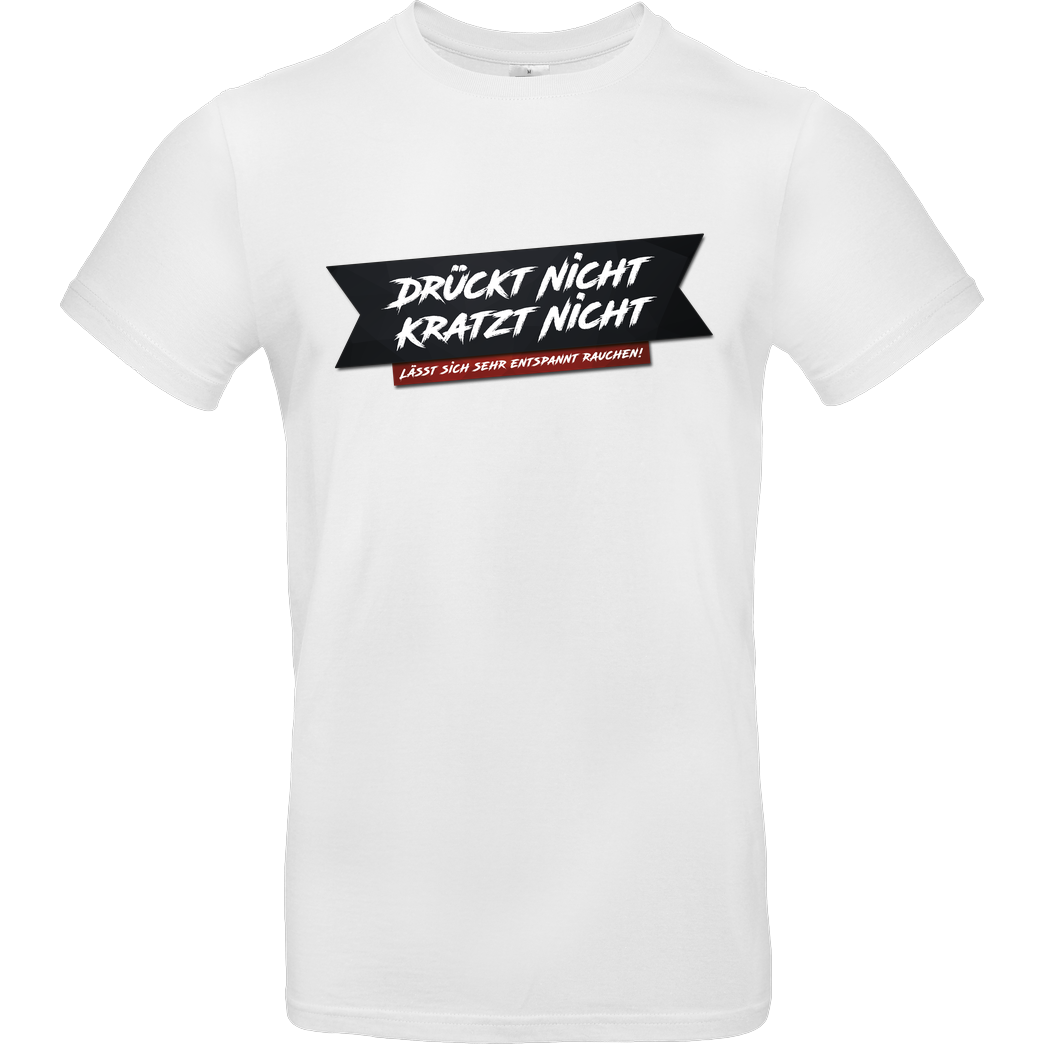 schmittywersonst schmittywersonst - Drückt nicht, kratzt nicht reloaded T-Shirt B&C EXACT 190 - Weiß