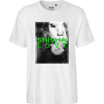 schmittywersonst - Love Shisha Fairtrade T-Shirt - weiß