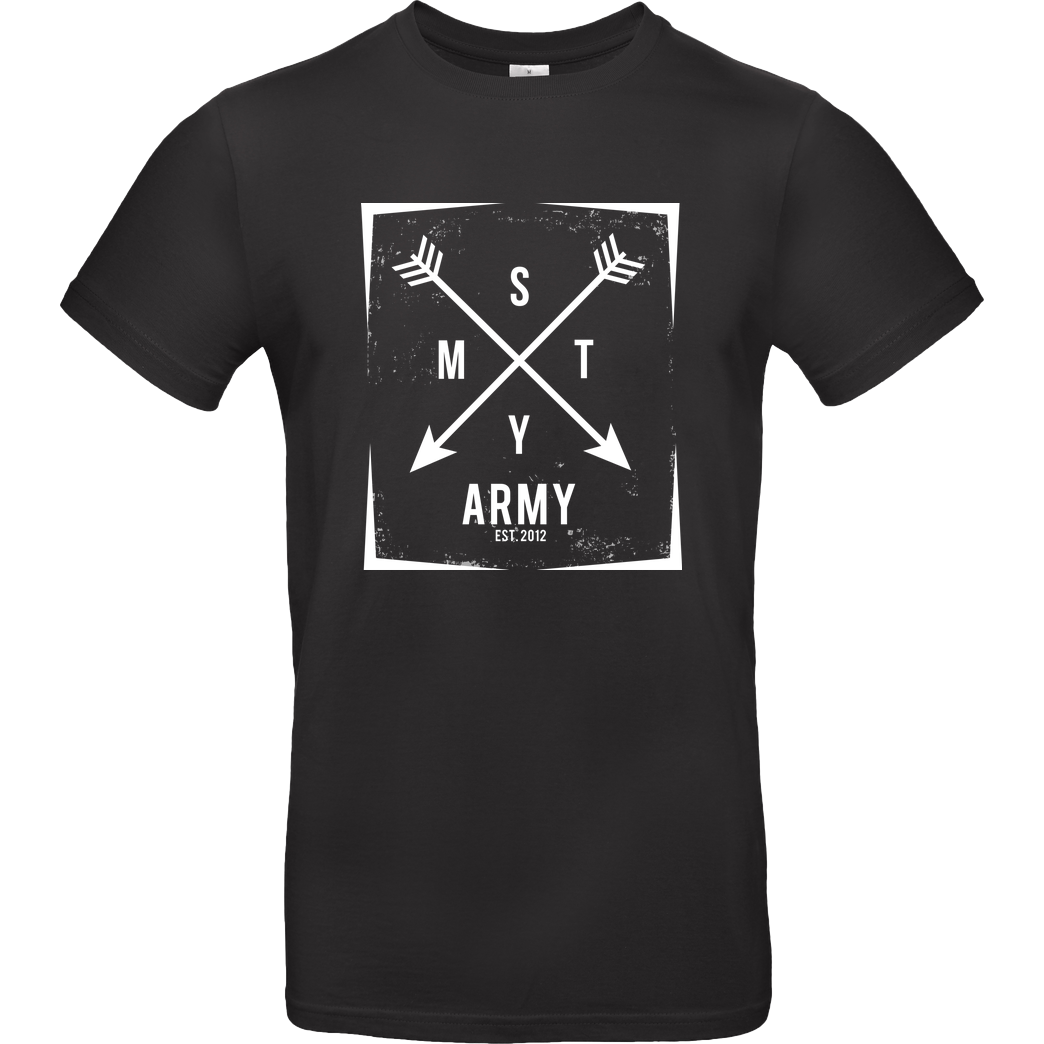 schmittywersonst schmittywersonst - SMTY Army T-Shirt B&C EXACT 190 - Schwarz