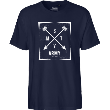 schmittywersonst - SMTY Army Fairtrade T-Shirt - navy