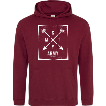 schmittywersonst - SMTY Army JH Hoodie - Bordeaux