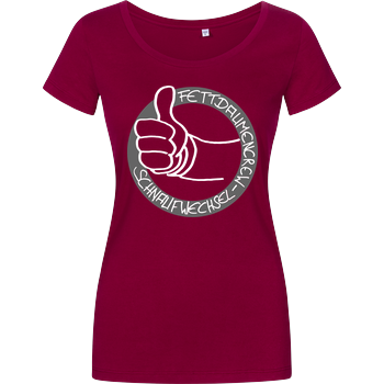 Schnaufwechsel - Logo Damenshirt berry