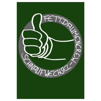 Schnaufwechsel - Logo Kunstdruck grün