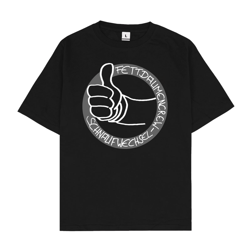 Schnaufwechsel Schnaufwechsel - Logo T-Shirt Oversize T-Shirt - Schwarz