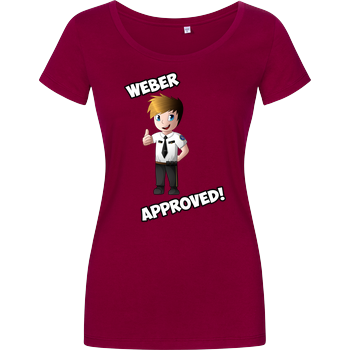 Script Oase - Weber approved Damenshirt berry