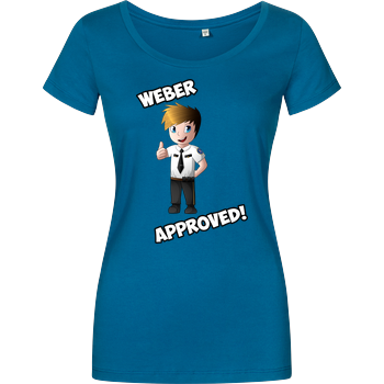 Script Oase - Weber approved Damenshirt petrol