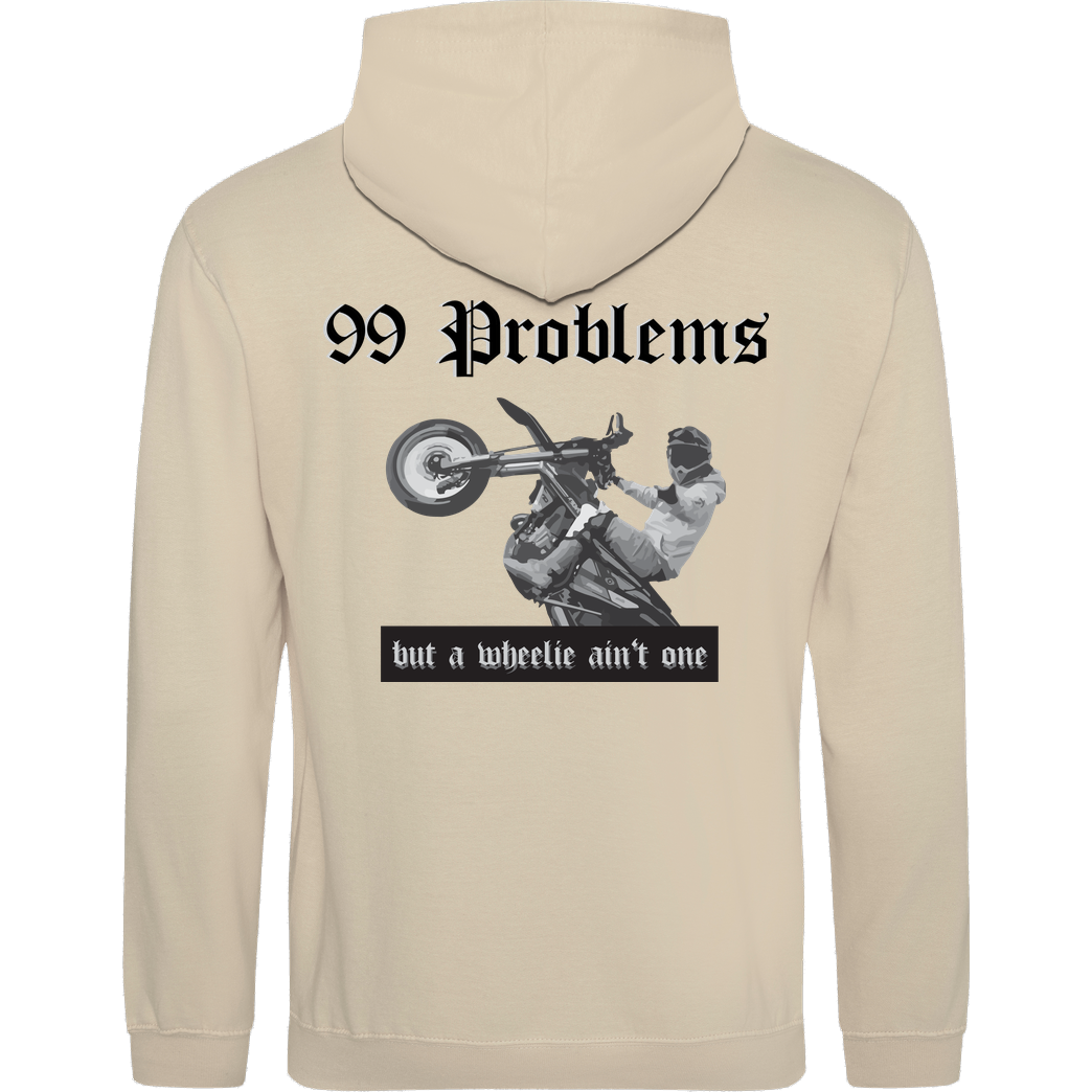 Seaky Seaky - 99 Problems - dark print - regular Sweatshirt JH Hoodie - Sand