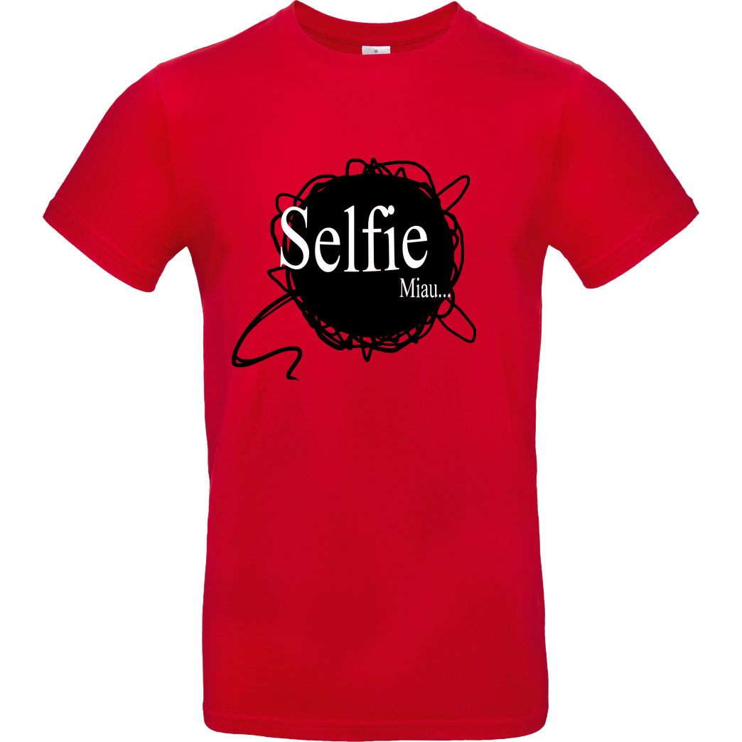 Selbstgespräch Selbstgespräch - Selfie T-Shirt B&C EXACT 190 - Rot