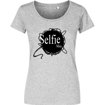 Selbstgespräch - Selfie Damenshirt heather grey