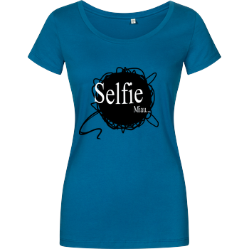 Selbstgespräch - Selfie Damenshirt petrol