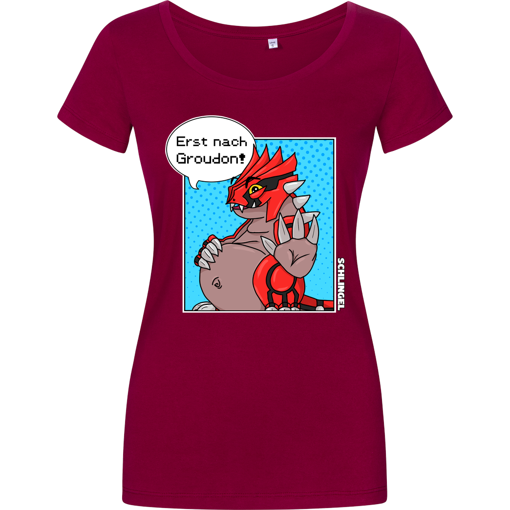 Sephiron Sephiron - Erst nach G T-Shirt Damenshirt berry