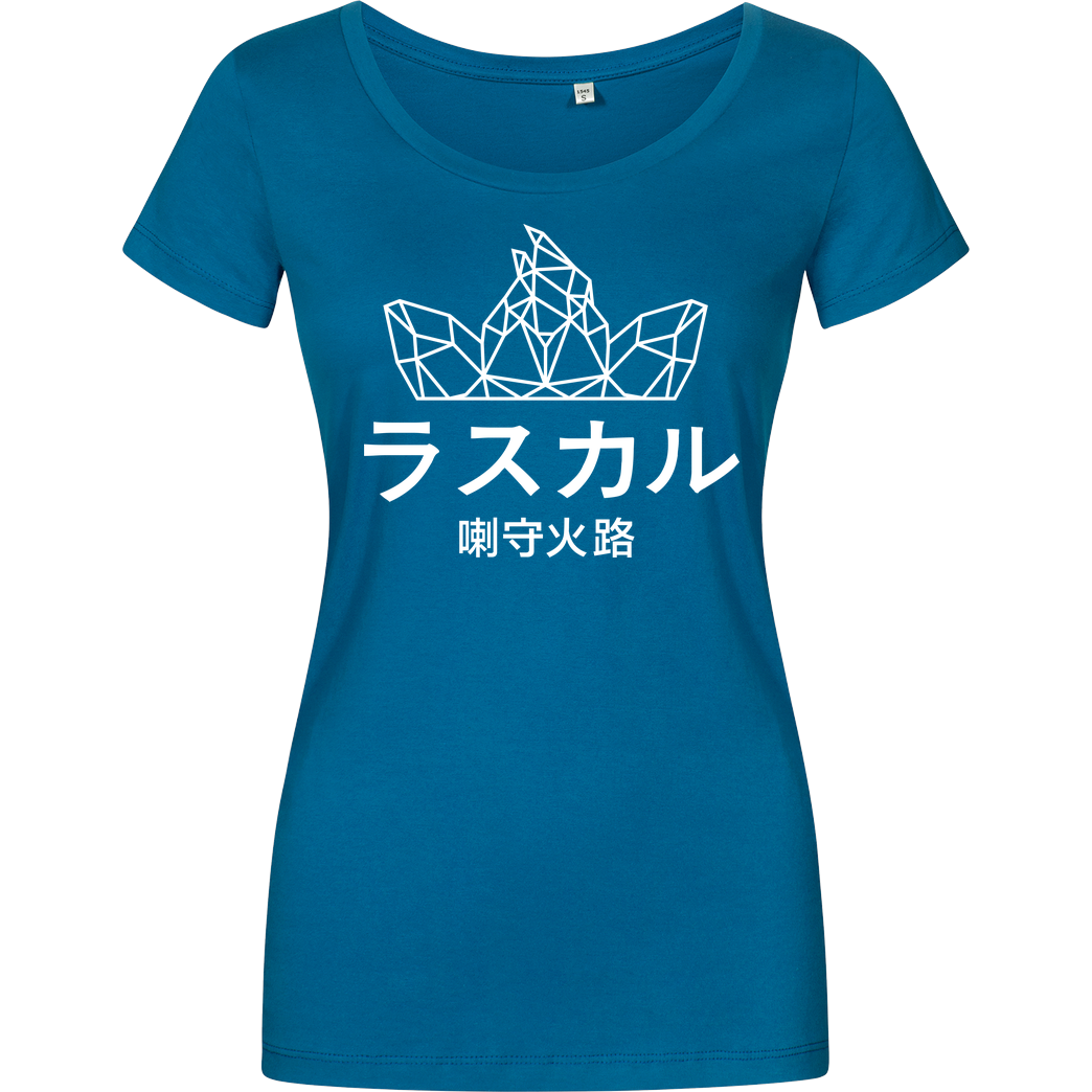 Sephiron Sephiron - Japan Schlingel Block T-Shirt Damenshirt petrol