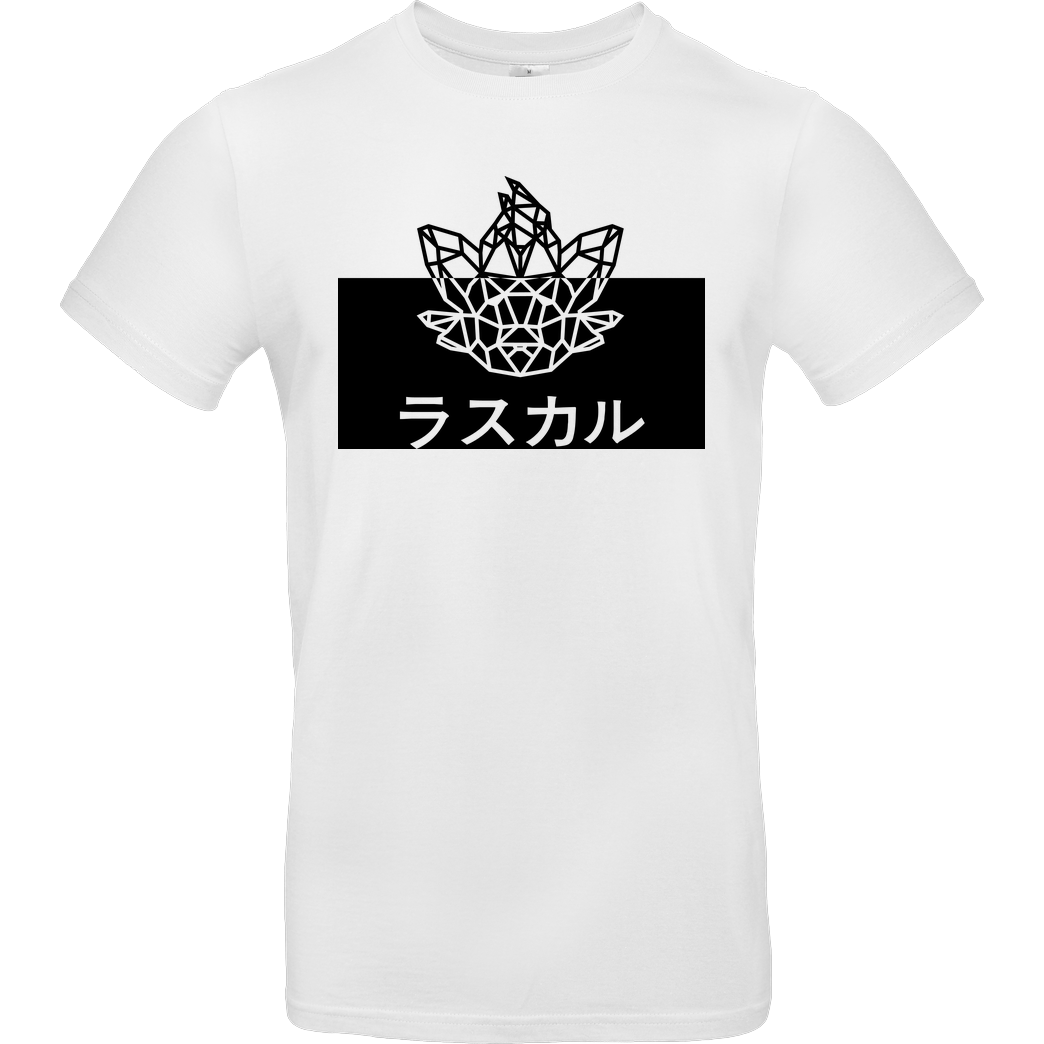 Sephiron Sephiron - Japan Schlingel Kanji & Kana T-Shirt B&C EXACT 190 - Weiß