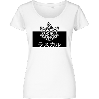 Sephiron - Japan Schlingel Kanji & Kana Damenshirt weiss