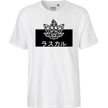 Sephiron - Japan Schlingel Kanji & Kana Fairtrade T-Shirt - weiß