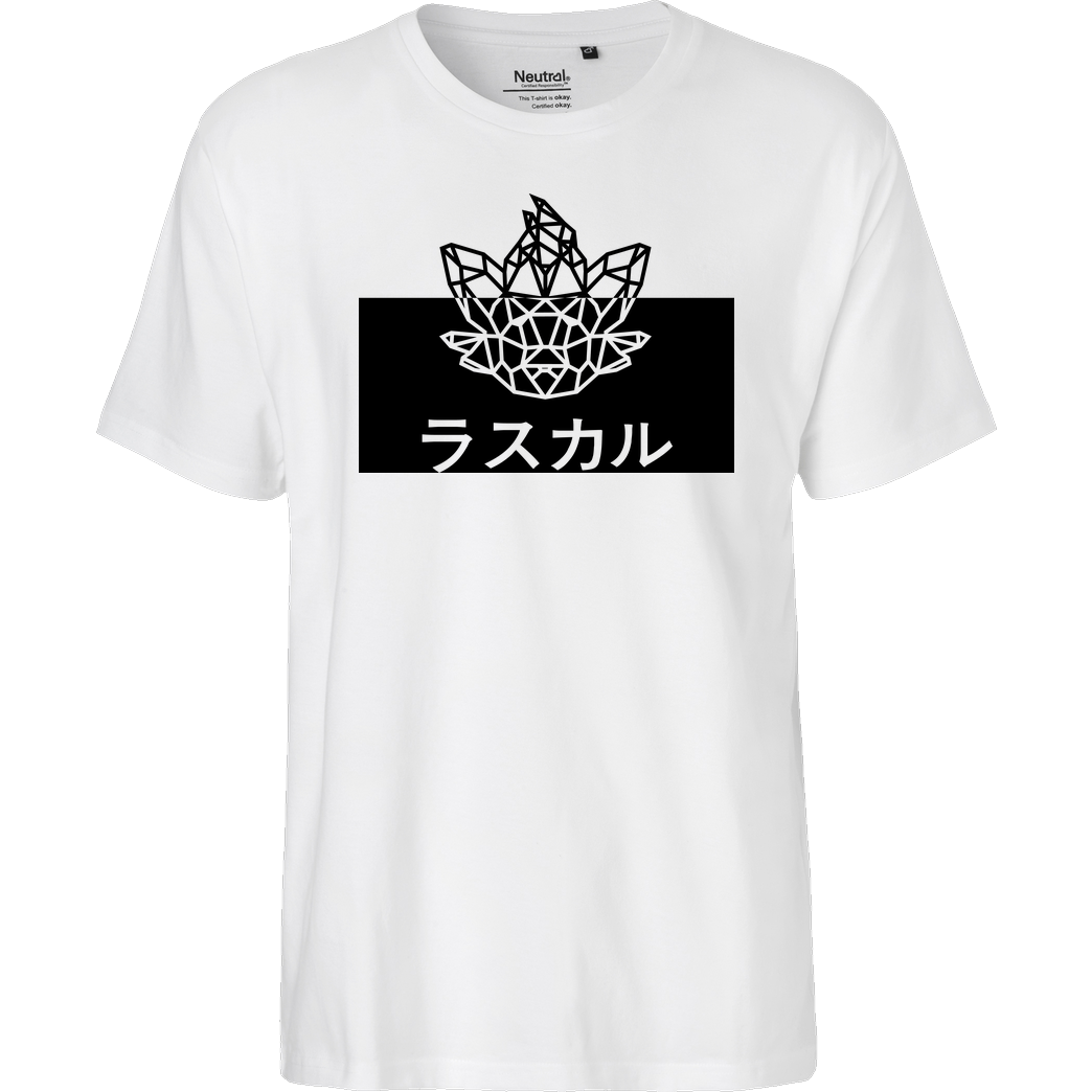 Sephiron Sephiron - Japan Schlingel Kanji & Kana T-Shirt Fairtrade T-Shirt - weiß
