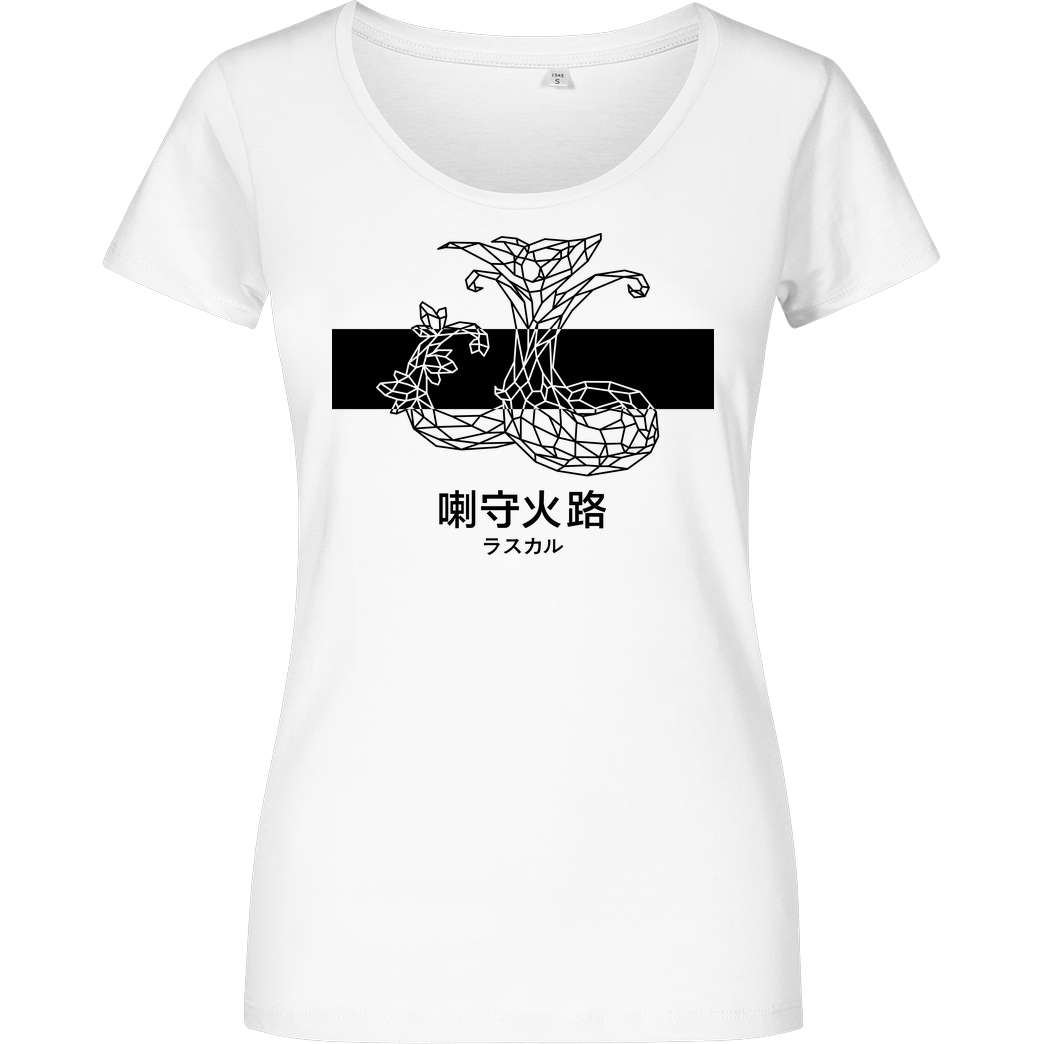 None Sephiron - Mokuba 01 T-Shirt Damenshirt weiss