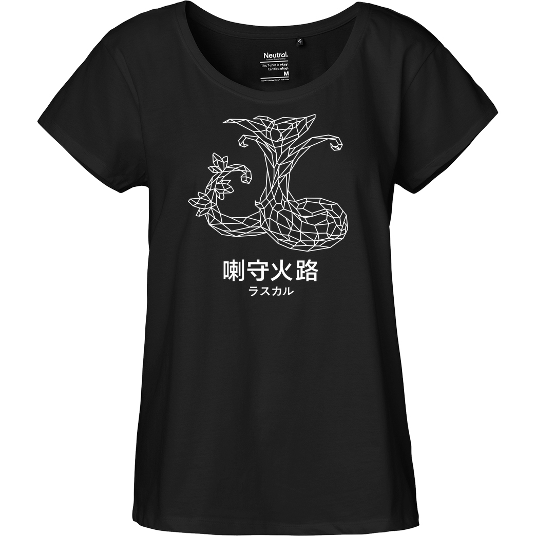 Sephiron Sephiron - Mokuba 02 T-Shirt Fairtrade Loose Fit Girlie - schwarz