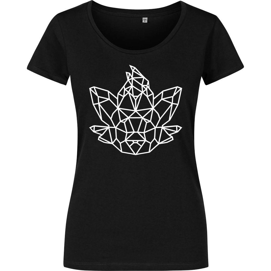 Sephiron Sephiron - Polygon Head T-Shirt Damenshirt schwarz