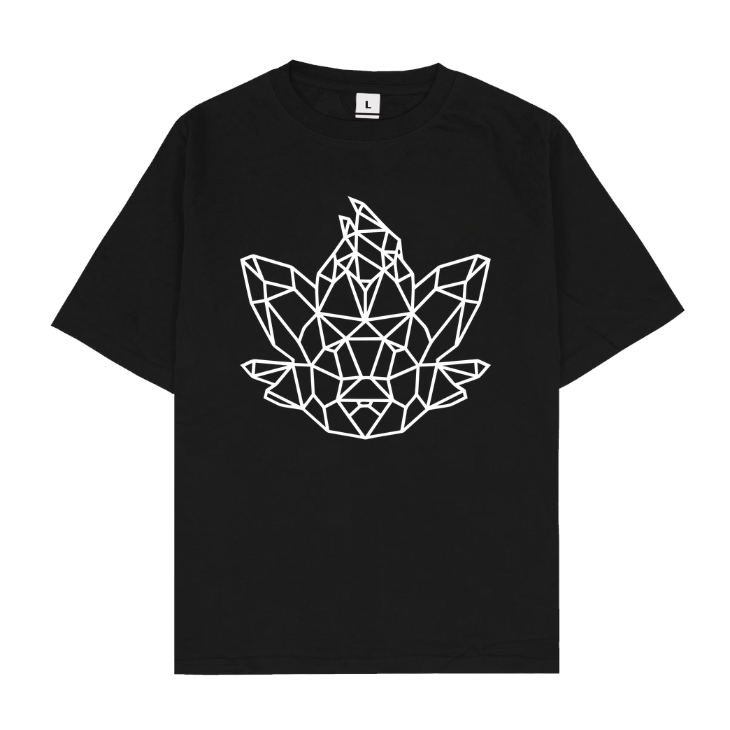 Sephiron Sephiron - Polygon Head T-Shirt Oversize T-Shirt - Schwarz