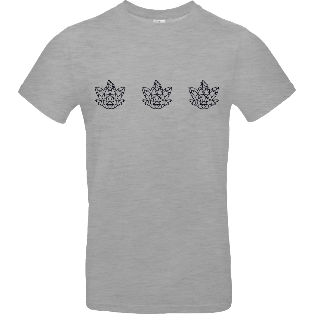 Sephiron Sephiron - Polygon Triple T-Shirt B&C EXACT 190 - heather grey