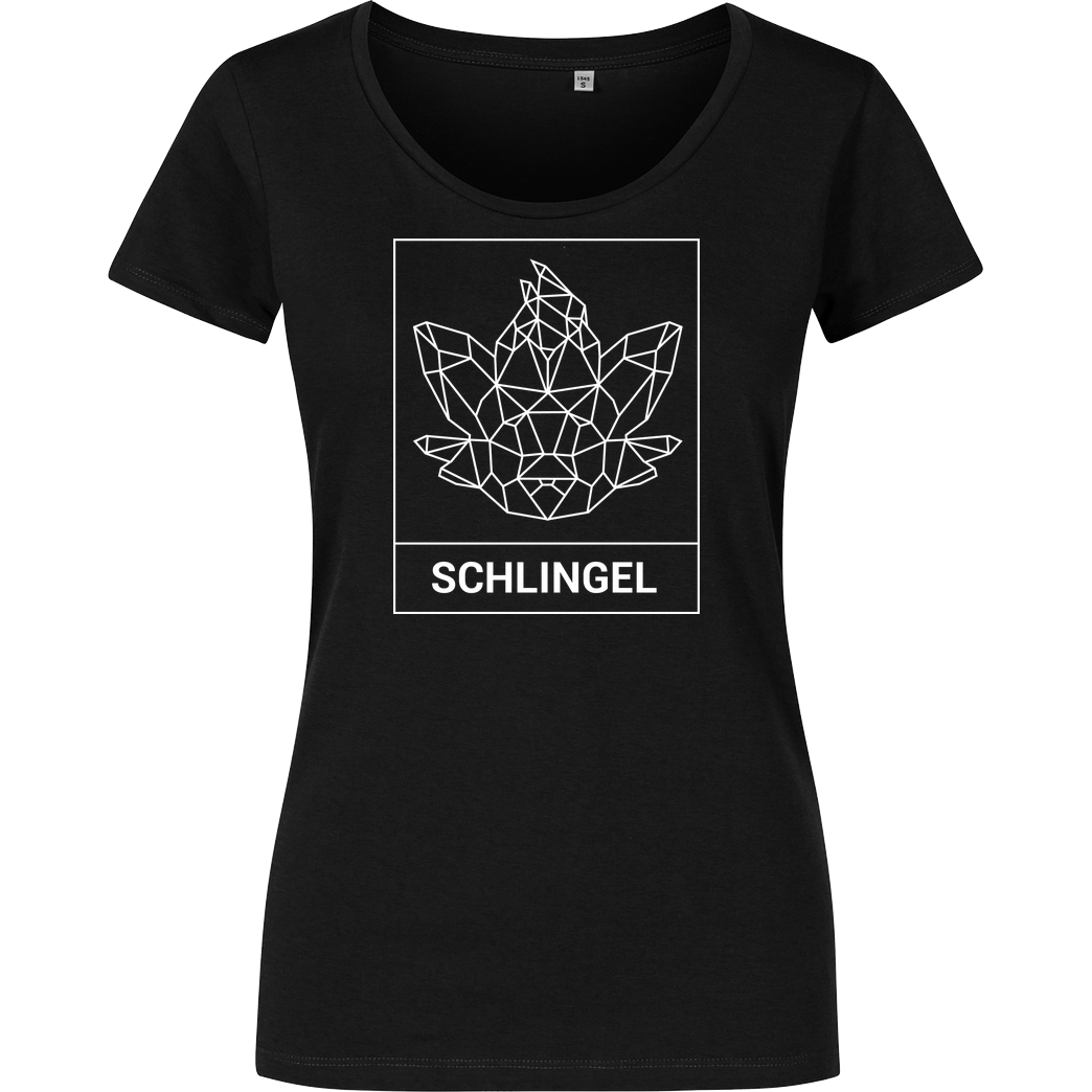 Sephiron Sephiron - Schlingel Kasten T-Shirt Damenshirt schwarz