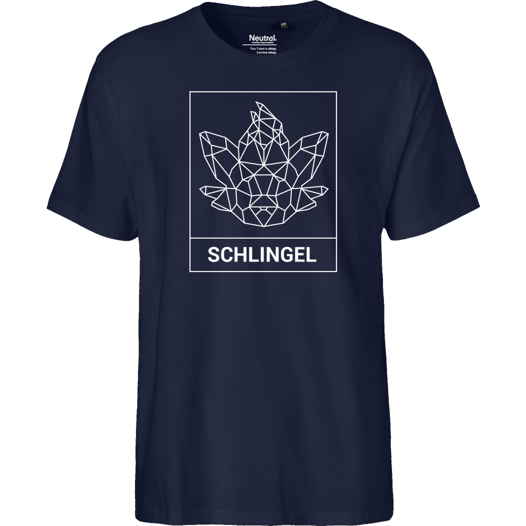 Sephiron Sephiron - Schlingel Kasten T-Shirt Fairtrade T-Shirt - navy