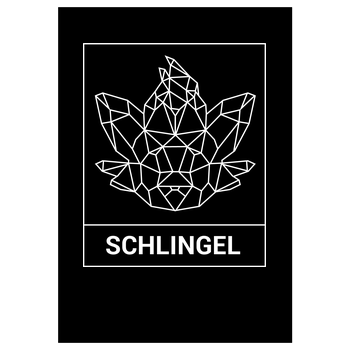 Sephiron - Schlingel Kasten Kunstdruck schwarz