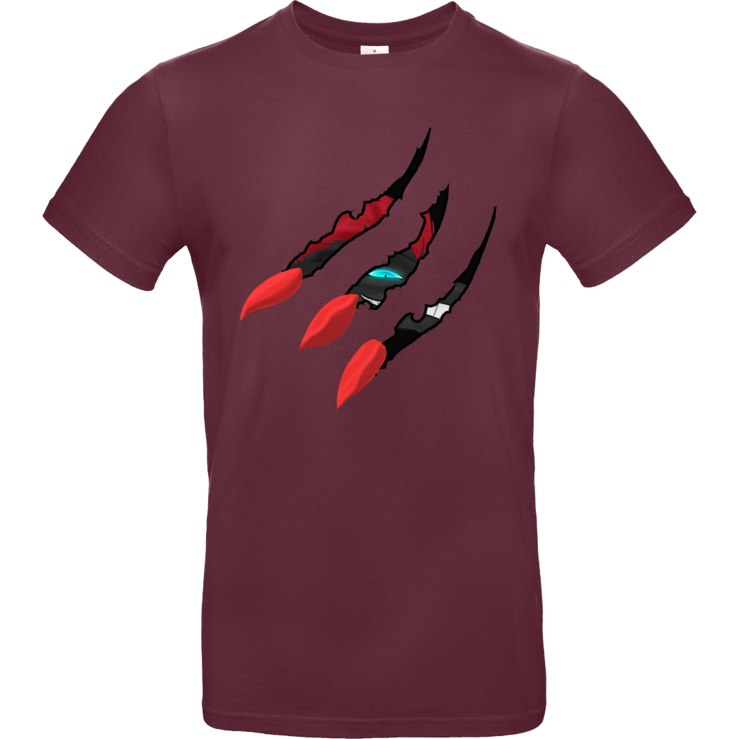 Sephiron Sephiron - Schlingel Klaue T-Shirt B&C EXACT 190 - Bordeaux