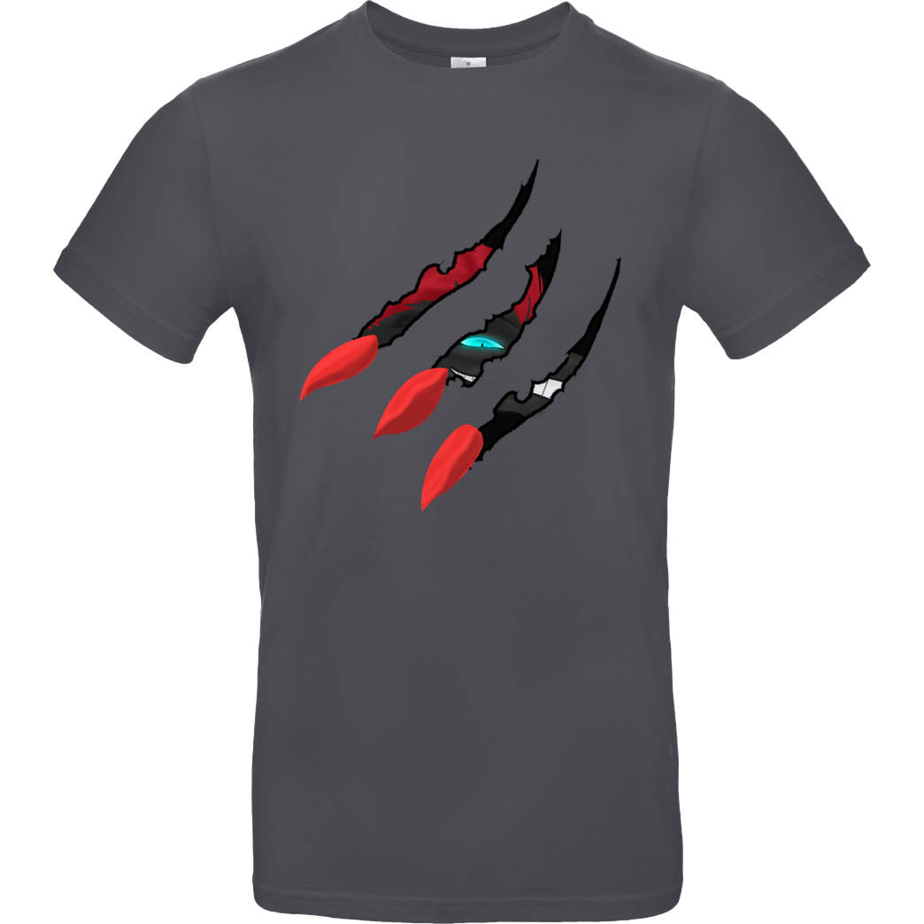 Sephiron Sephiron - Schlingel Klaue T-Shirt B&C EXACT 190 - Dark Grey